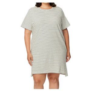 Buffalo David Bitton Striped Thick T-Shirt Dress XXL